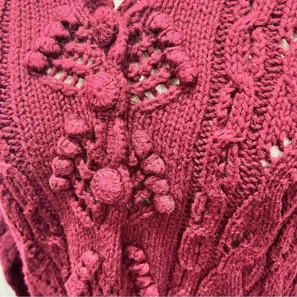 Vintage Yarnworks 80s hand knit sweater, shoulder pads, knitted embellished - Picture 10 of 11